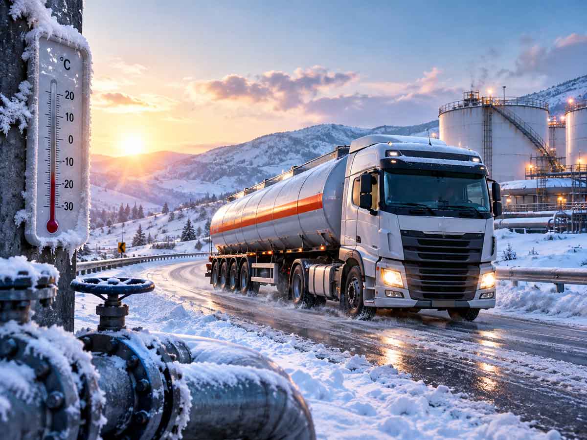 حمل فرآورده‌های نفتی در سرما